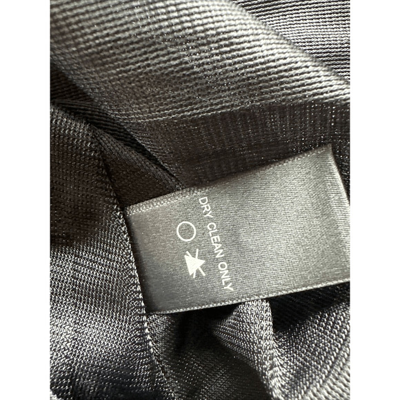 ASTR Fit & Flare Dress Black Mesh Shake Skin Textured Sleeveless womans Medium - Picture 12 of 15